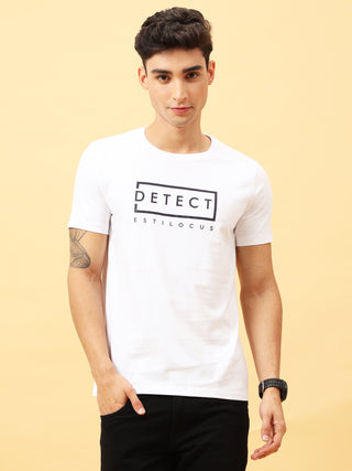 Detect White Crewneck T-Shirt | Mens Wear | Best Prices shop online at Estilocus. Buy Detect White Crewneck T-Shirt in different sizes and colors online. Shop For Mens Wear with a wide range of Brand New Collections in latest styles only at ESTILOCUS. *Fr