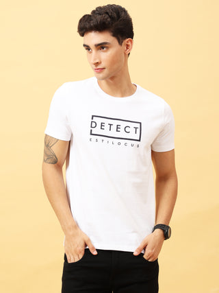 Detect White Crewneck T-Shirt | Mens Wear | Best Prices shop online at Estilocus. Buy Detect White Crewneck T-Shirt in different sizes and colors online. Shop For Mens Wear with a wide range of Brand New Collections in latest styles only at ESTILOCUS. *Fr