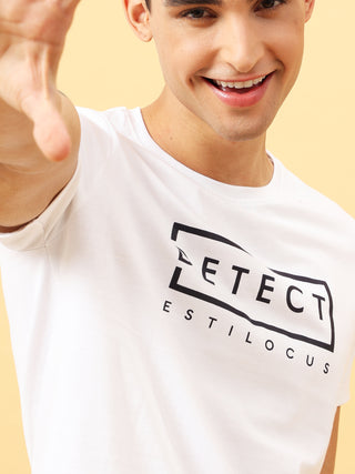 Detect White Crewneck T-Shirt | Mens Wear | Best Prices shop online at Estilocus. Buy Detect White Crewneck T-Shirt in different sizes and colors online. Shop For Mens Wear with a wide range of Brand New Collections in latest styles only at ESTILOCUS. *Fr