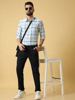 Sea Blue Red White Checks Shirt shop online at Estilocus. DETAILS & CARE This pure cotton Checked shirt is a stylish go-to for laidback days. Cut in a comfy regular fit, with a classic button-down front and chest pocket. 100% premium cotton full sleeve Ch