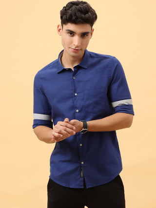 Lapis Blue Semi Casual Full sleeve shirt | Men's Shirt shop online at Estilocus. Buy Lapis Blue Semi Casual Full Sleeve shirts in different sizes online. Shop For Men with a wide range of latest collections Only at Estilocus. *Free Shipping * COD * Easy r