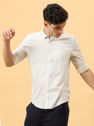 Off White Semi Casual Full sleeve shirt | Men's Shirt shop online at Estilocus. Buy Off White Semi Casual Full Sleeve shirts in different sizes online. Shop For Men with a wide range of latest collections Only at Estilocus. *Free Shipping * COD * Easy ret