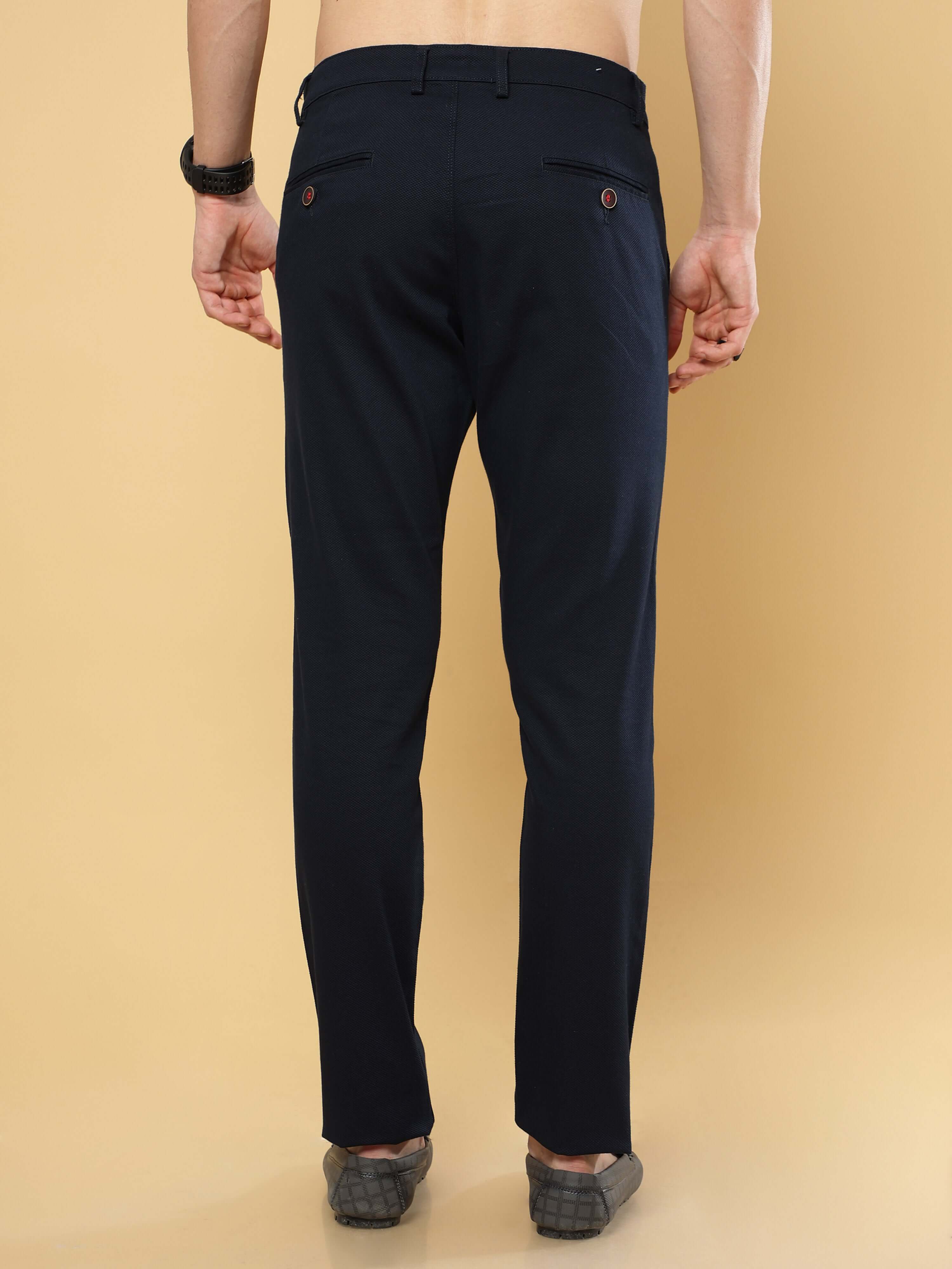 Estilocus Navy Blue Chino Pants