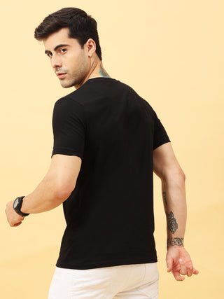 Black t-shirt | Premium Fabric | Tshirts for men shop online at Estilocus. Buy Black t-shirt in different sizes and colors online. Shop For Men's Wear with variety of collections in Latest styles only at estilocus. *Free Shipping *COD *Easy returns and ex