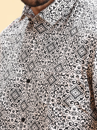 Ecru brown Printed Full sleeve Casual shirt | Men's Shirt shop online at Estilocus. Buy Ecru brown Printed Full sleeve Casual shirt in different sizes and colors online. Shop For Mens Wear with a wide range of Brand New Collections in latest styles only a