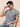 Tropical Print Henley Neck Printed T Shirt