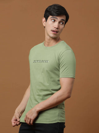 Green Luminescent Printed T Shirt shop online at Estilocus. 100% Cotton Designed and printed on knitted fabric. The fabric is stretchy and lightweight, with a soft skin feel and no wrinkles. Crew neck collar which is smooth on the neck and keeps you comfo