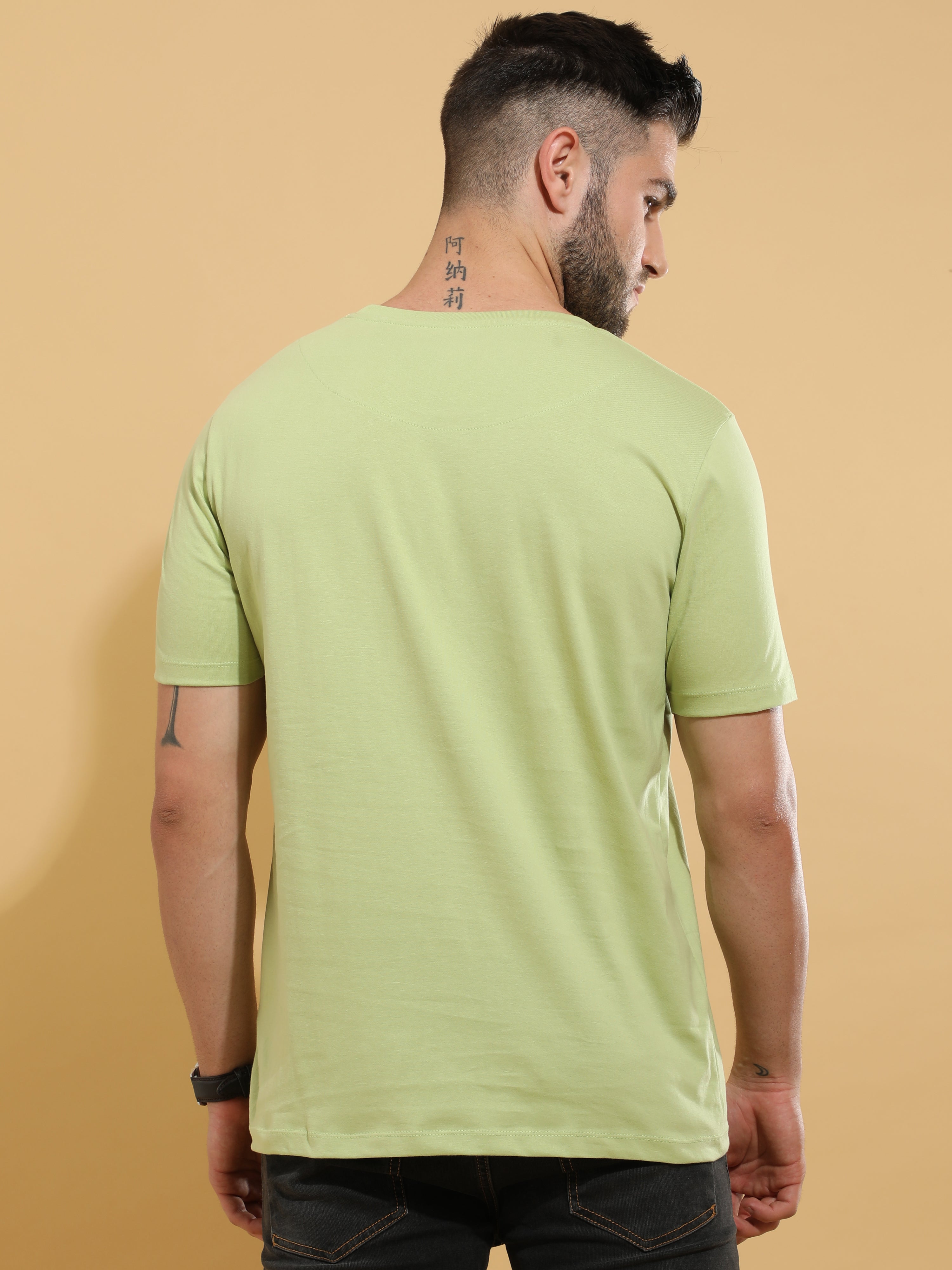 Green Snake Crewneck T-Shirt_ T-Shirt_ estilocus
