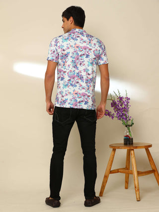 Spring Flings Henley Neck T Shirt shop online at Estilocus. 100% Cotton Designed and printed on knitted fabric. The fabric is stretchy and lightweight, with a soft skin feel and no wrinkles. The Henley collar is smooth on the neck and keeps you comfortabl